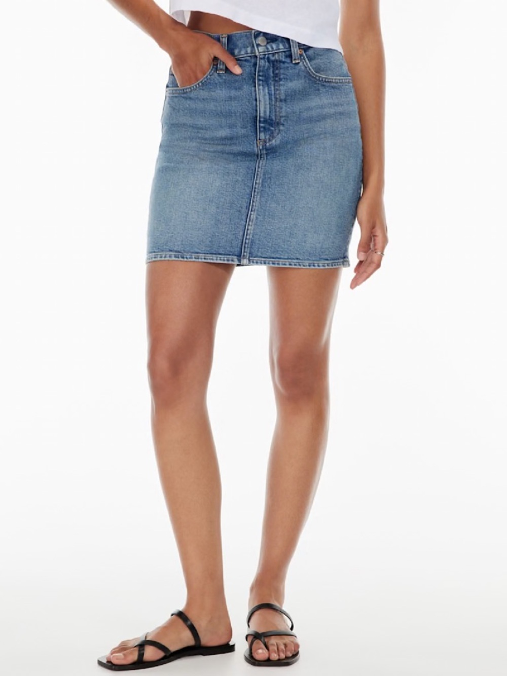 DENIM FORUM The Pin-Up Denim Skirt - Picture 2 of 10